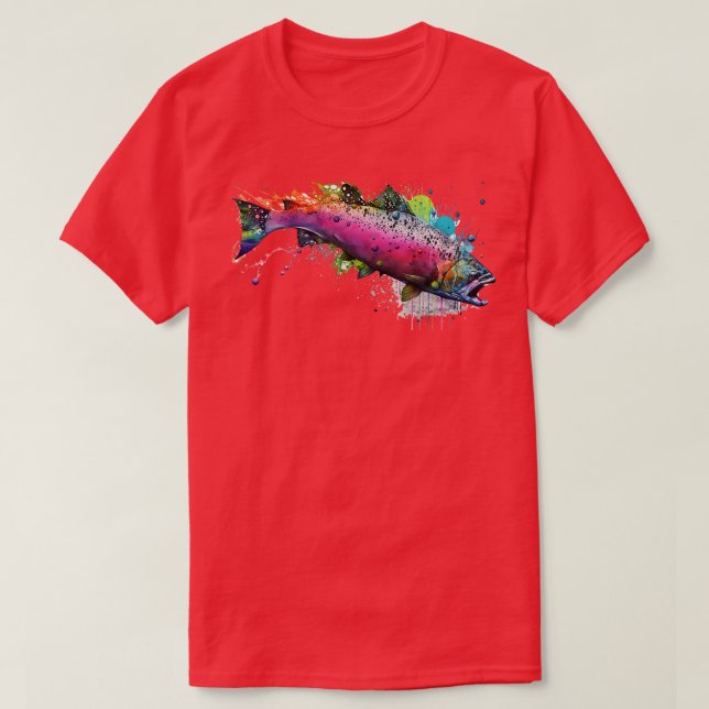Camiseta Salmón rosa (Diseño del anverso)