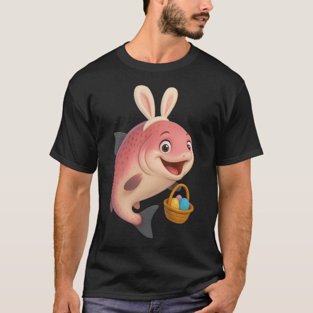 Camiseta Salmón rosa de Pascua (Anverso)