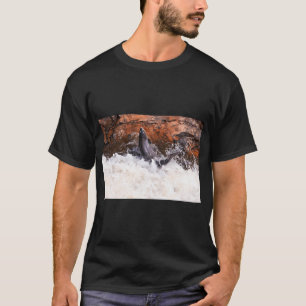 Camiseta Salmón saltando