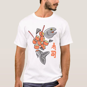 Camiseta Salmon Sushi