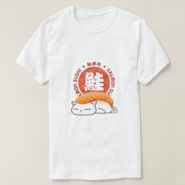 Camiseta Salmon Sushi Cat