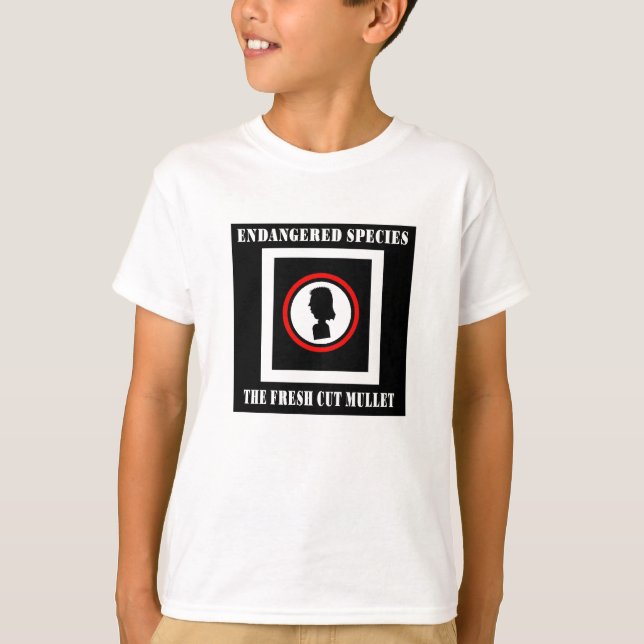 Camiseta Salmonete fresco en peligro del corte de las (Anverso)