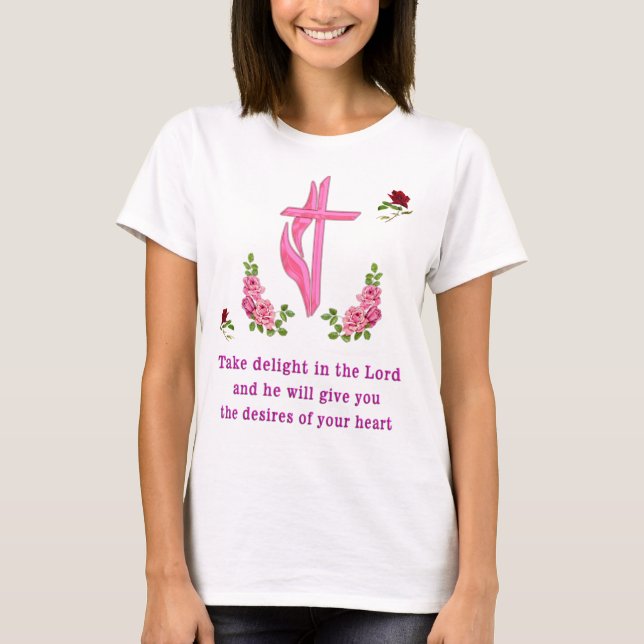 Camiseta Salmos 37:4 (Anverso)