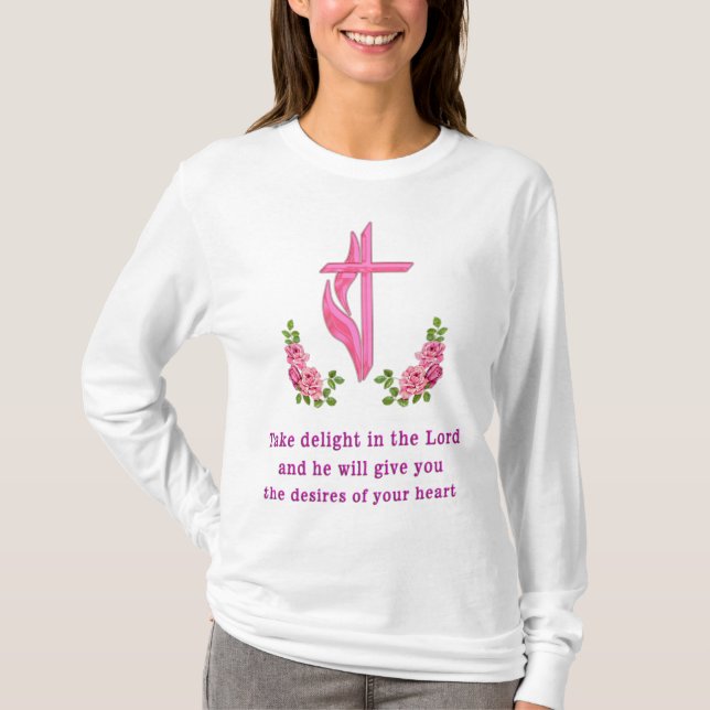 Camiseta Salmos 37:4 (Anverso)