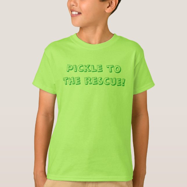 Camiseta ¡Salmuera al rescate! (Anverso)