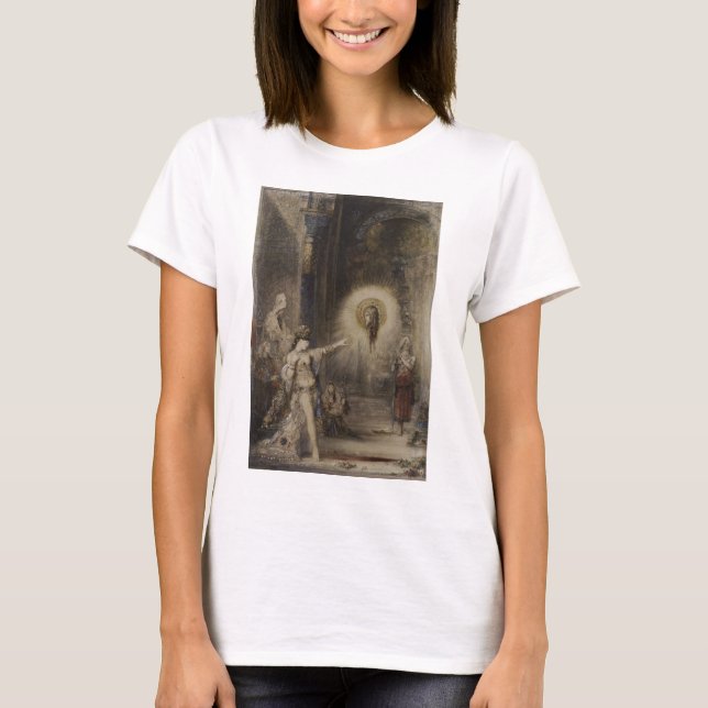 Camiseta Salome y la aparición de Gustave Moreau (Anverso)