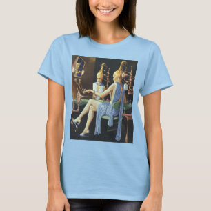 Camiseta Salón de Belleza de Ciencia Ficción Vintage Spa Ma
