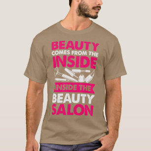 Camiseta Salón de belleza maquillaje Artista Cosmetólogo re