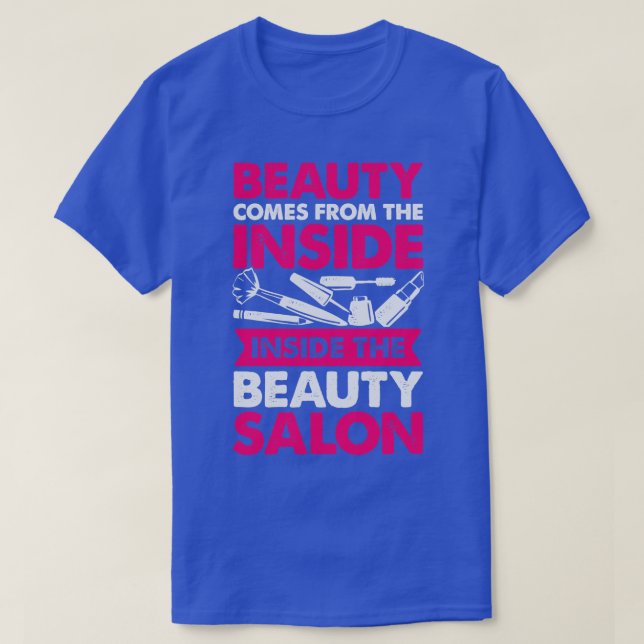 Camiseta Salón de belleza maquillaje Artista Cosmetólogo re (Diseño del anverso)