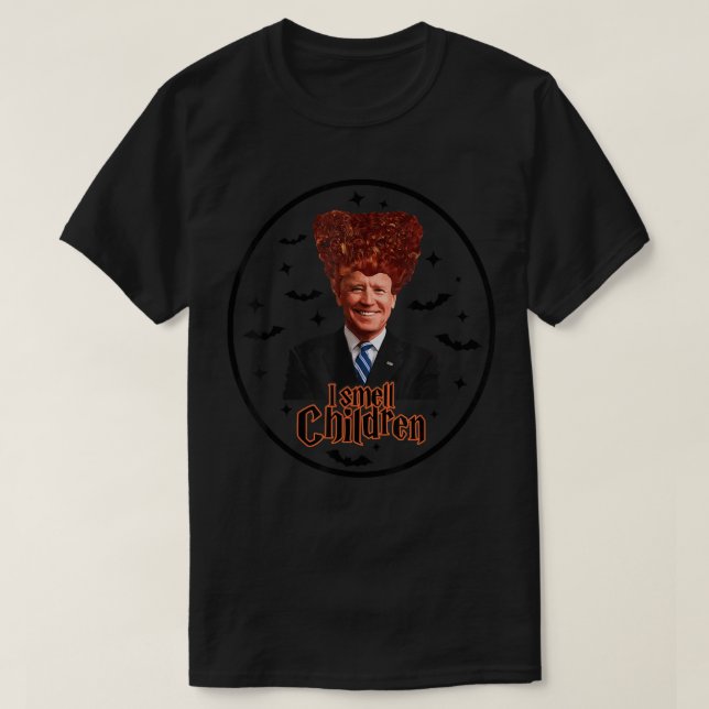 Camiseta Salón de brujas divertidas anti-joe Biden (Diseño del anverso)