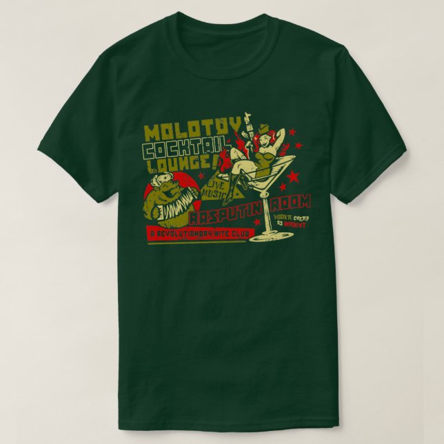 Camiseta Salón de cócteles Molotov (Diseño del anverso)