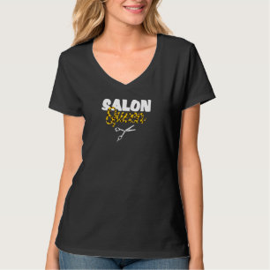 Camiseta Salón de peluquería Reina Hairstylist Barbers Hair
