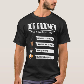 Camiseta Salon de Perro Grooming Perro Grooming Lo que mis 