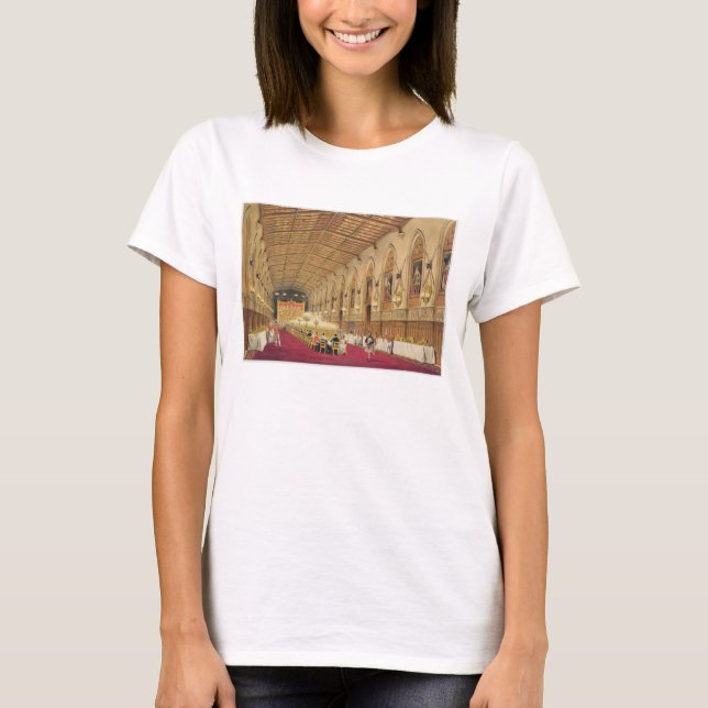 Camiseta Salón de San Jorge, Castillo de Windsor, 1838 (col (Anverso)