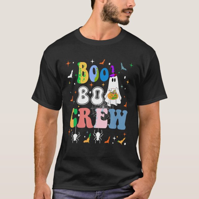 Camiseta Salón del equipo del fantasma de la familia Boo Bo (Anverso)