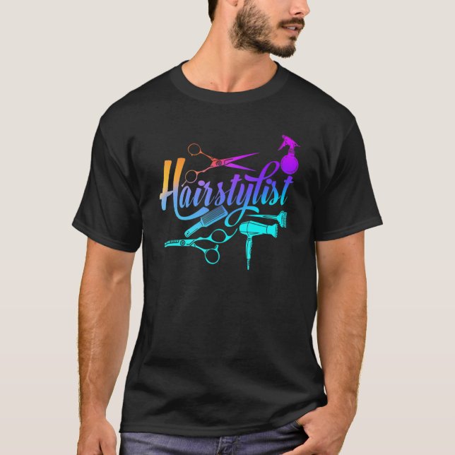 Camiseta Salon Hairstylist (Anverso)