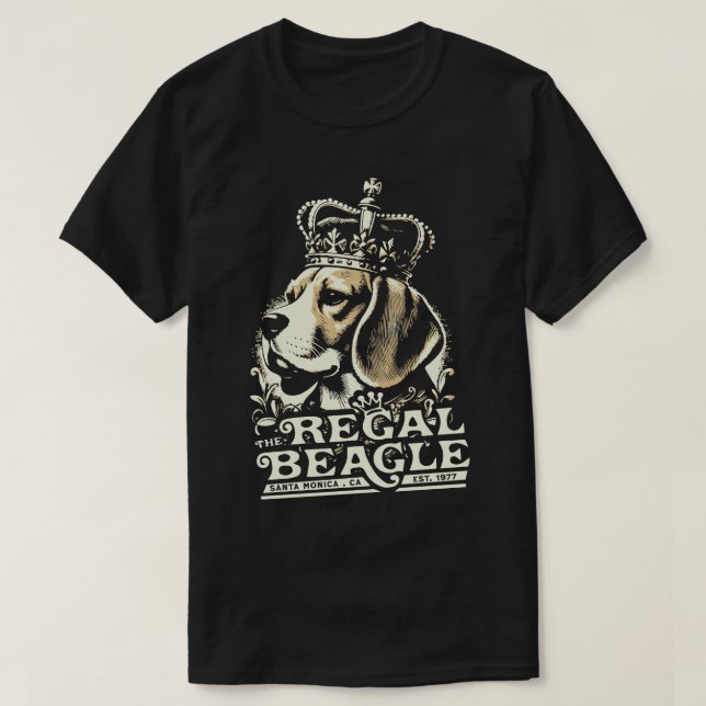 Camiseta Salón Regal Beagle 1977 (Diseño del anverso)