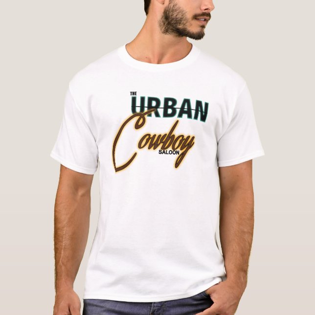 Camiseta Salón urbano del vaquero (Anverso)