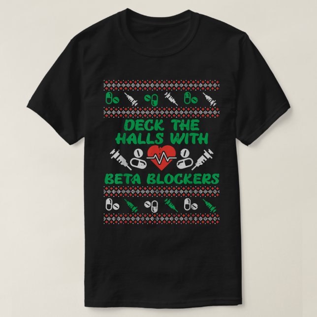 Camiseta Salones De Cubierta Con Blockers Beta Enfermera Gr (Diseño del anverso)
