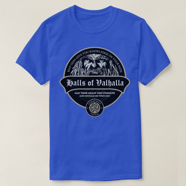 Camiseta Salones De Valhalla Wikinger Vikings (Diseño del anverso)
