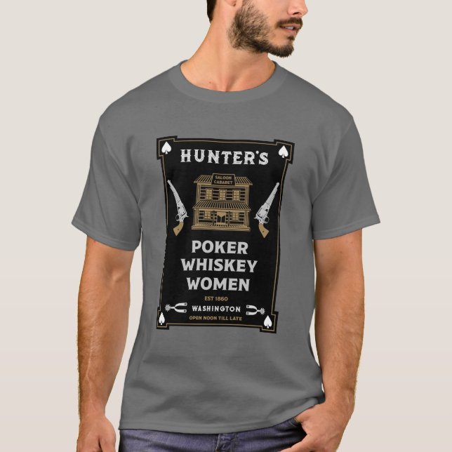 Camiseta Saloon de Cowboy American Frontier (Anverso)