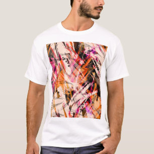 Camiseta salpicadura acuarela, fondo abstracto vintage.