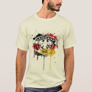 Camiseta Salpicadura de acuarela del orgullo alemán
