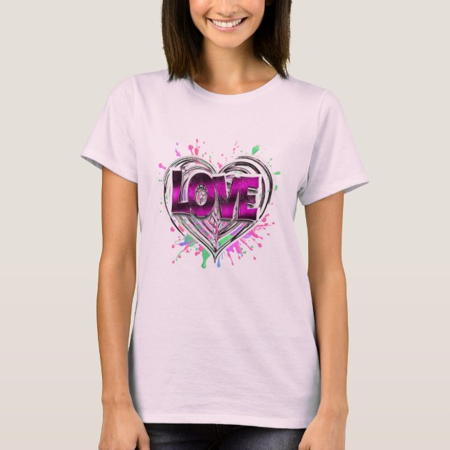 Camiseta Salpicadura de Amor (Anverso)