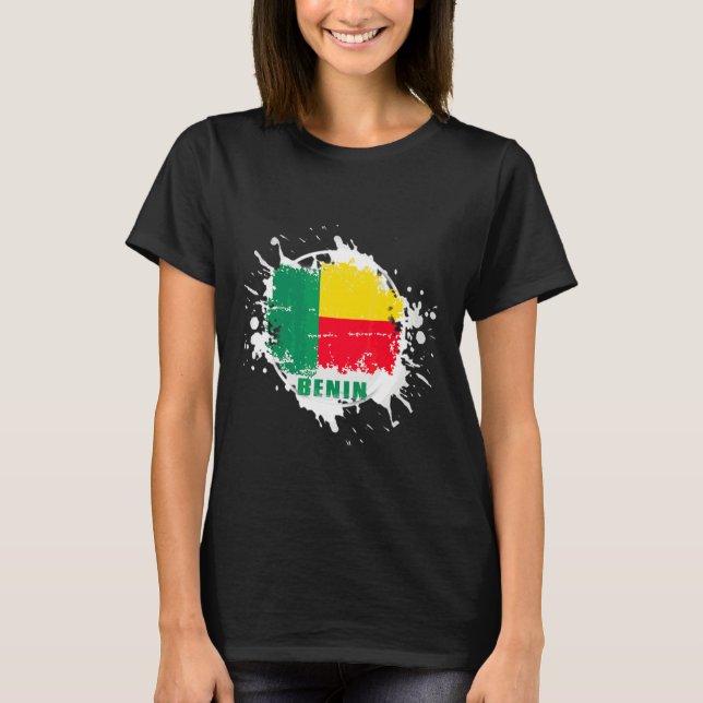 Camiseta Salpicadura de Benín (Anverso)