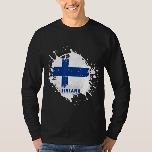 Camiseta Salpicadura de Finlandia (Anverso)