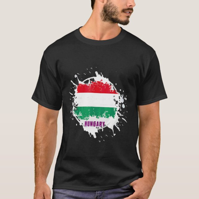Camiseta Salpicadura de Hungría (Anverso)