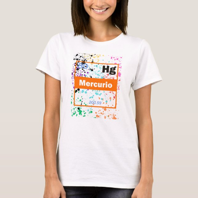 Camiseta Salpicadura de metal líquido (Anverso)