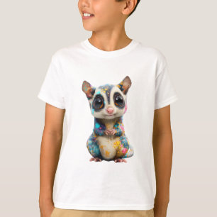 Camiseta Salpicadura de Pintura Planeador de Azúcar Galácti