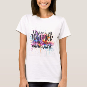 Camiseta Salpicadura de Sabor - Tengo Todo Bajo Control