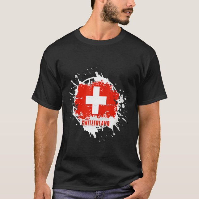 Camiseta Salpicadura de Suiza (Anverso)