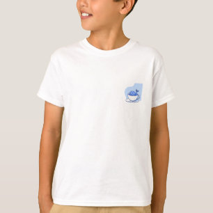 Camiseta Salpicadura de taza de ballena niños