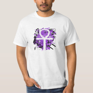 Camiseta Salpicadura del color de Ankh (púrpura, hombres)