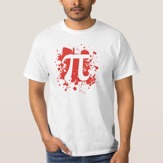 Camiseta salpicadura del logotipo pi (Anverso)