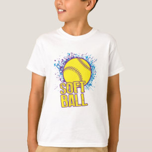 Camiseta Salpicadura del softball