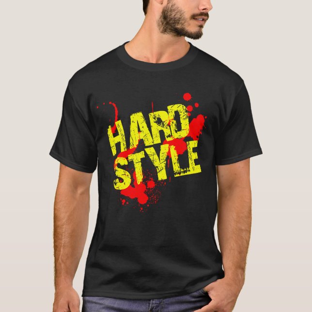 Camiseta Salpicaduras de la pintura de Hardstyle (Anverso)
