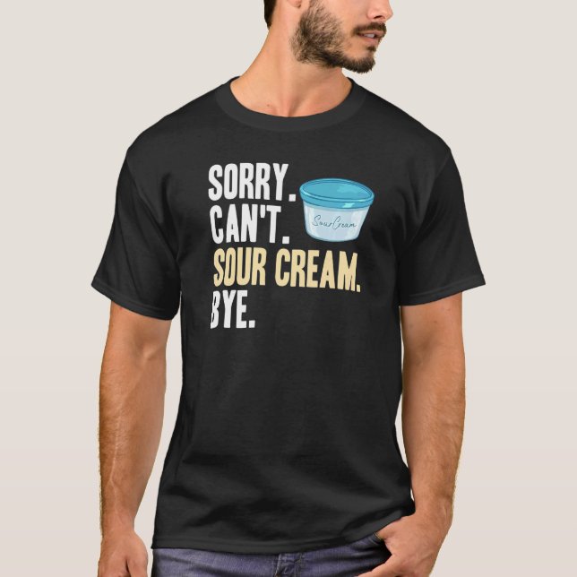 Camiseta Salsa agria de crema Vegan Dip Onip Buceando Comid (Anverso)