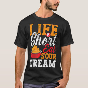 Camiseta Salsa agria de crema Vegan Dip Onip Buceando Comid