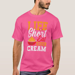 Camiseta Salsa agria de crema Vegan Dip Onip Buceando Comid