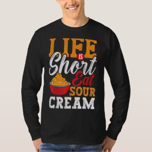 Camiseta Salsa agria de crema Vegan Dip Onip Buceando Comid