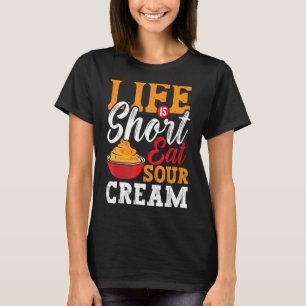 Camiseta Salsa agria de crema Vegan Dip Onip Buceando Comid