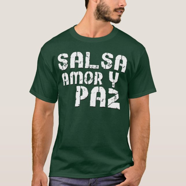 Camiseta Salsa Amor y Paz (Anverso)