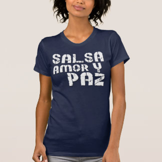 Camiseta Salsa Amor y Paz