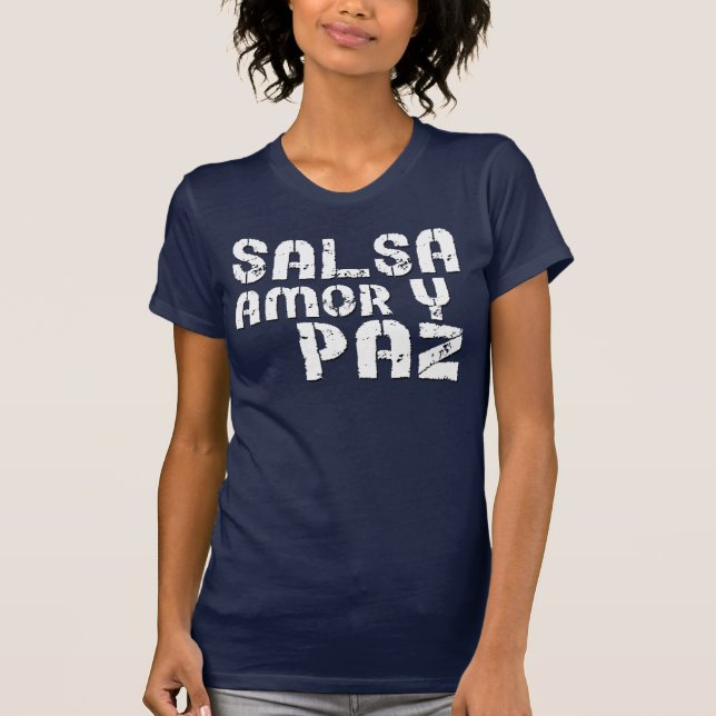 Camiseta Salsa Amor y Paz (Anverso)