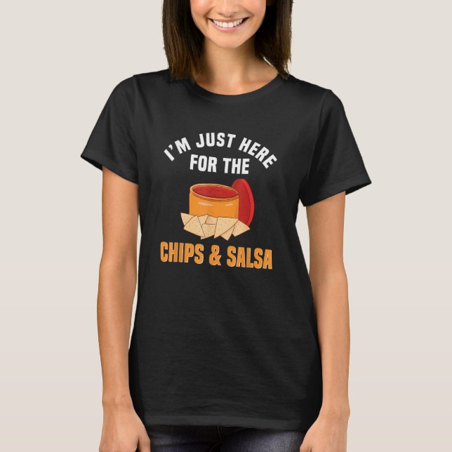 Camiseta Salsa And Chips Cuisine Cinco De Mayo Mexican Food (Anverso)