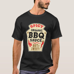 Camiseta Salsa BBQ Picante Caliente Parrilla Ketchup Barbeq